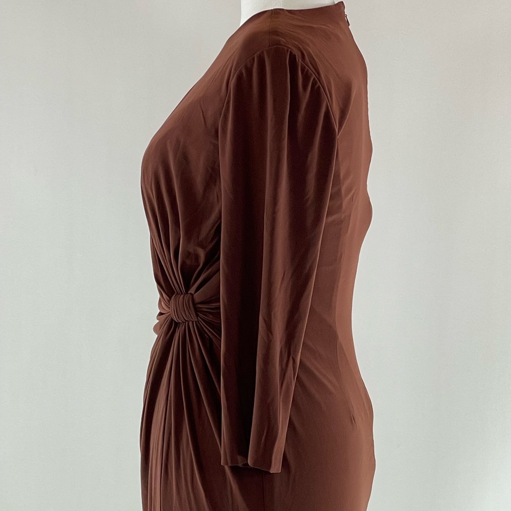 Ieena for Mac Duggal Keyhole Draped Gown, 8 (flaw) - Picture 7 of 12